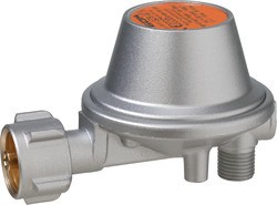 GOK regolatore di gas Caramatic BasicOne EN61 0,8kg/h 50mbar - KLF x G1/4LH-KN-90° PRV