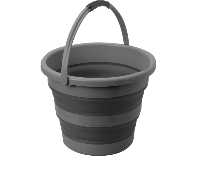 BRUNNER® Drum Fold-Away 15 l Falteimer Schwarz/Weiß