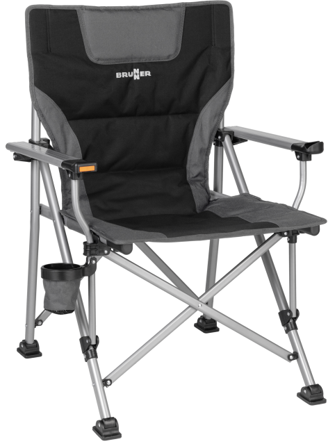 BRUNNER® Raptor Jackofall Campingstuhl Schwarz/Weiß