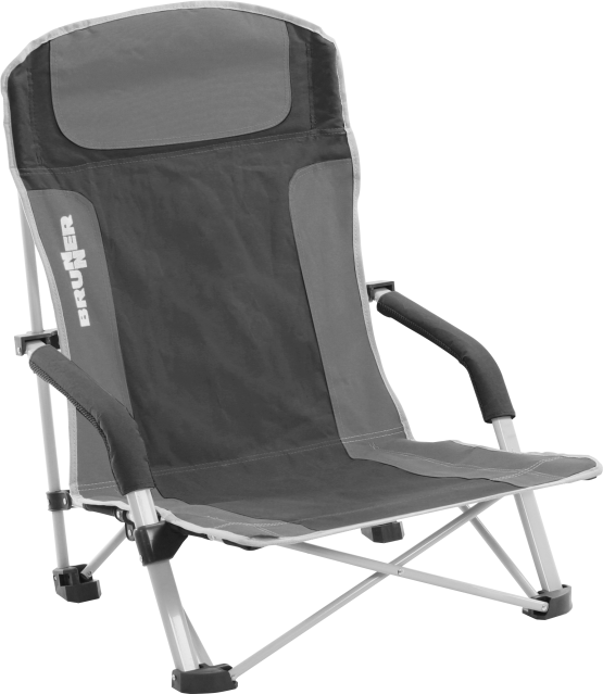 BRUNNER® Bula Strandstuhl Schwarz/Weiß