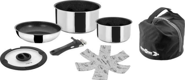 BRUNNER® Academy Mini Ø 20 cm Camping-Kochtopf Antihaft