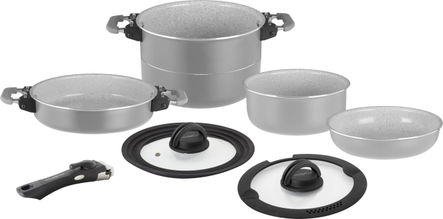 BRUNNER® Fusion 7+1 Ø 20 cm Camping-Kochtopf Antihaft