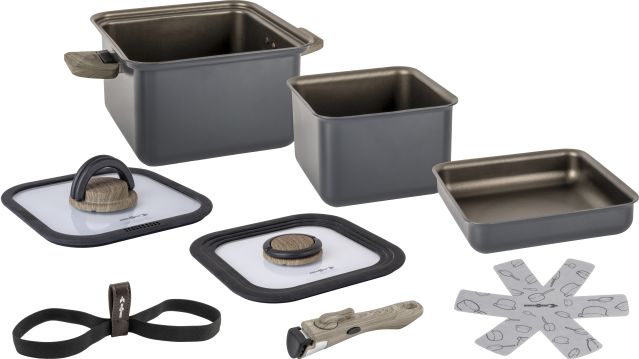 BRUNNER® Torralta Square Camping-Kochtopf Antihaft