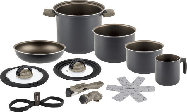 BRUNNER® Torralta Ø 20 cm Camping-Kochtopf Antihaft