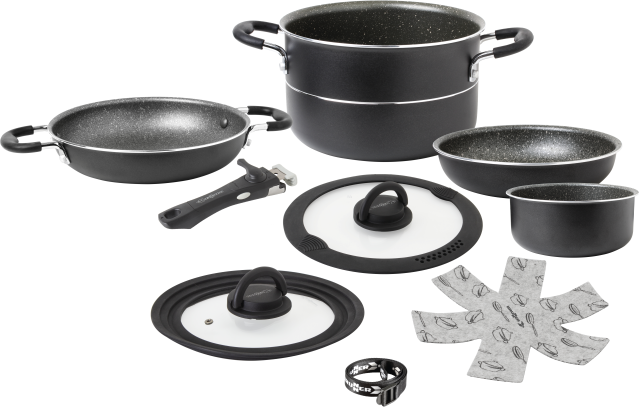 BRUNNER® Pirate NG Ø 24 cm Camping-Kochtopf Antihaft