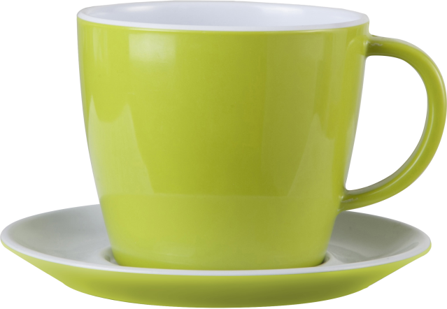 BRUNNER® Stone Touch Kaffeetasse mit Untertasse