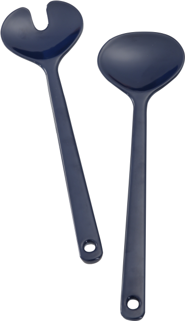 BRUNNER® Salad Server Salatbesteck Blau