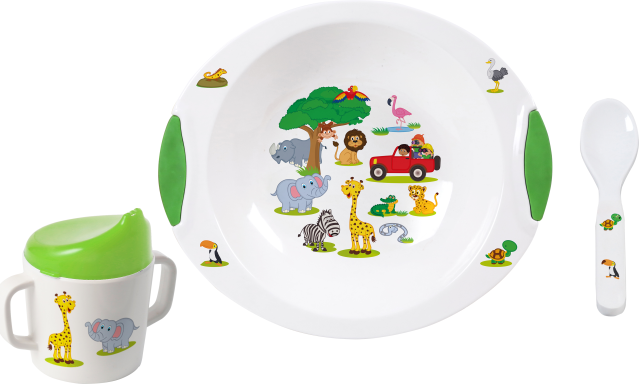BRUNNER® Jungle Parade 6M+ Kinder-Geschirr-Set