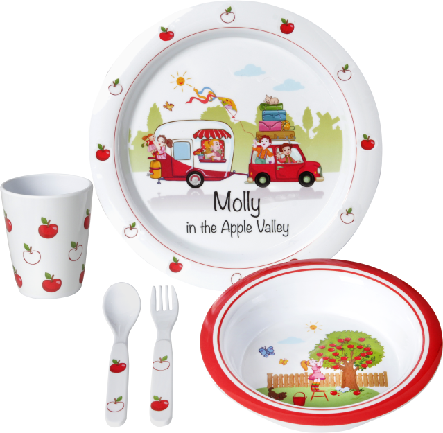 BRUNNER® Molly Kids Girl 3+ Kinder-Geschirr-Set