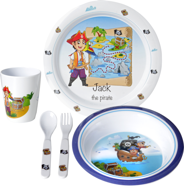 BRUNNER® Jack Kids Boy 3+ Kinder-Geschirr-Set