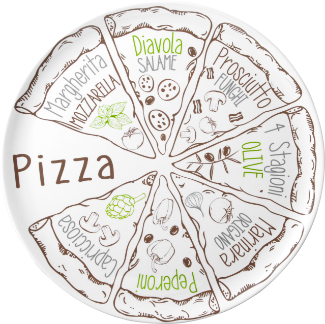 BRUNNER® Pasta&Salad Pizza Set Pizzateller-Set