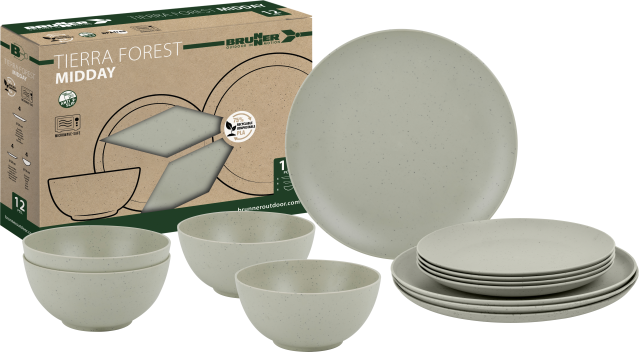BRUNNER® Midday PLA Tierra Forest Geschirr-Set Tierra Forest