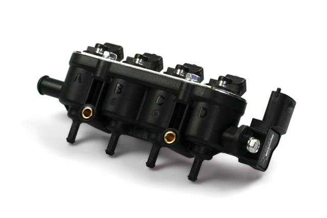 Landi Renzo Injektor MED LPG CNG 4 Zylinder GI25-80 WEISS mit Drucksensor (alte 4-Loch Ausführung)