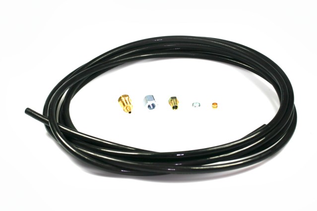 ICOM Black 3/16 return hose with connectors L=5,00 m