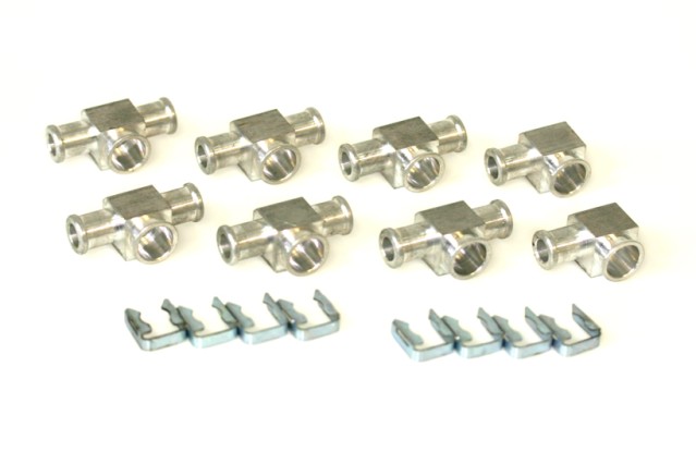 DREHMEISTER Injector connector set for Keihin single injectors (8 cylinders)