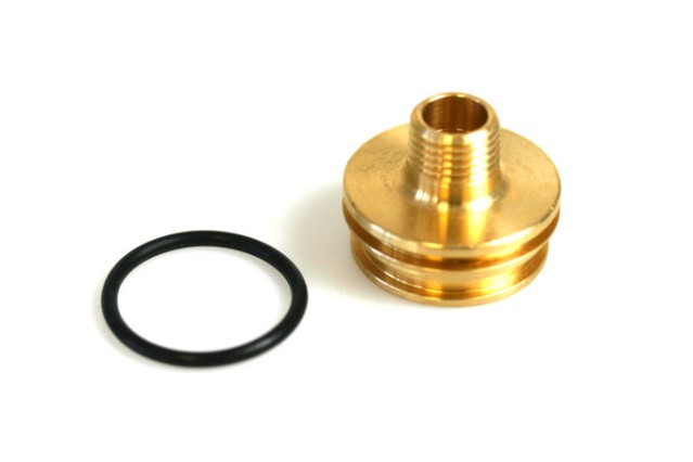 GSI - GFI injector nozzle adapter with O-ring (brass)