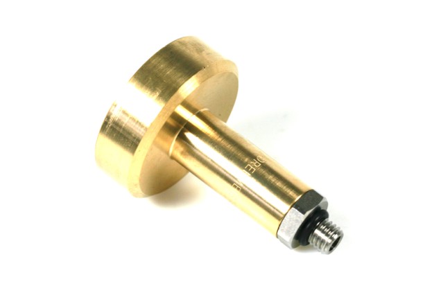 DREHMEISTER DISH LPG adapter M10 brass with stainless steel connection (L=67 mm)