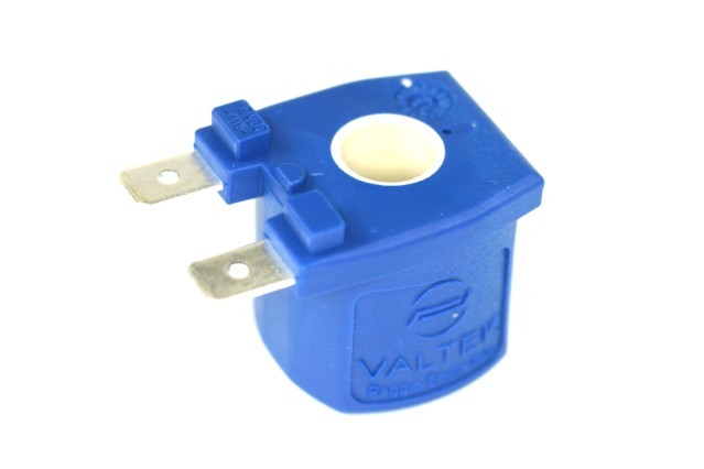 Valtek magnetic coil 12V 11W for solenoid valve 3 Ohm blue (FASTON + small)