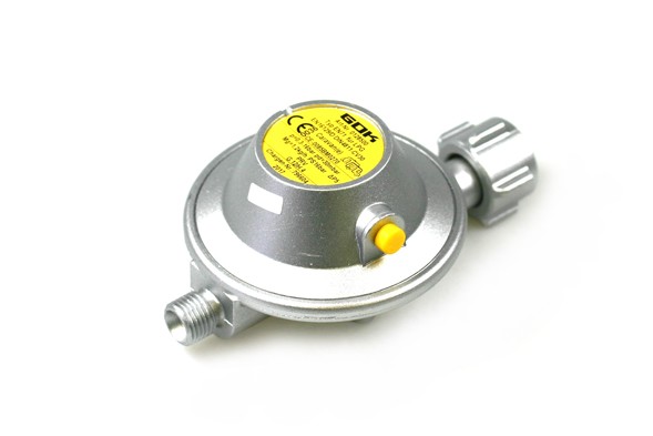 GOK Gasdruckregler 30mbar – 1,2 kg/h  G.12 -> G 1/4“ LH