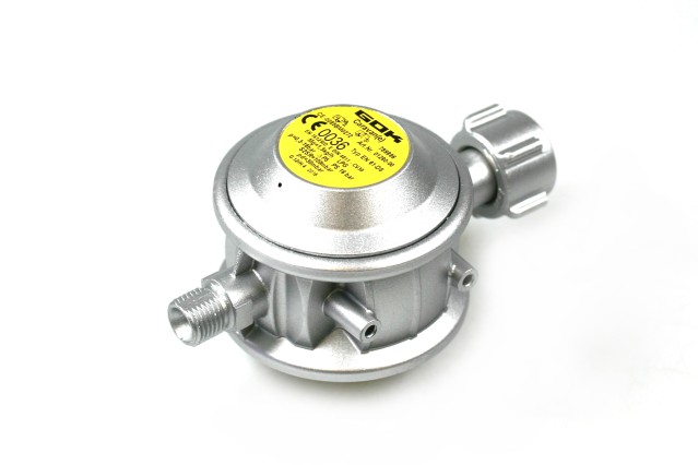 GOK regulador de presión baja 30 mbar 1,5 kg/h - para botellas pequeñas