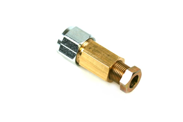 Connector copper pipe to thermoplastic hose