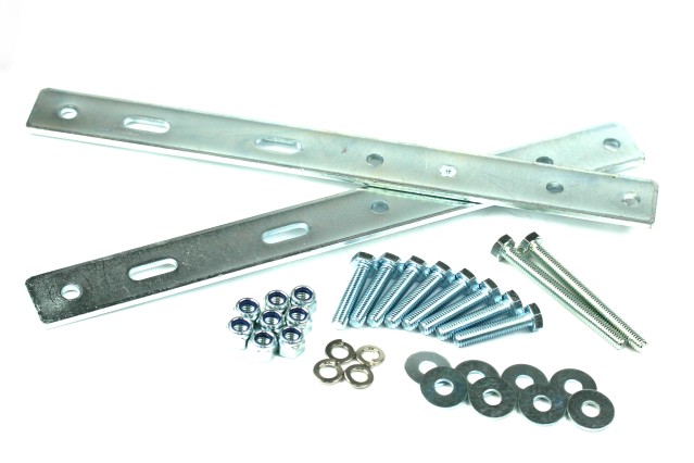 Landi Renzo Befestigungsschiene bestehend aus 2 x L 245/25/3mm - extra stark, inkl. Montagematerial