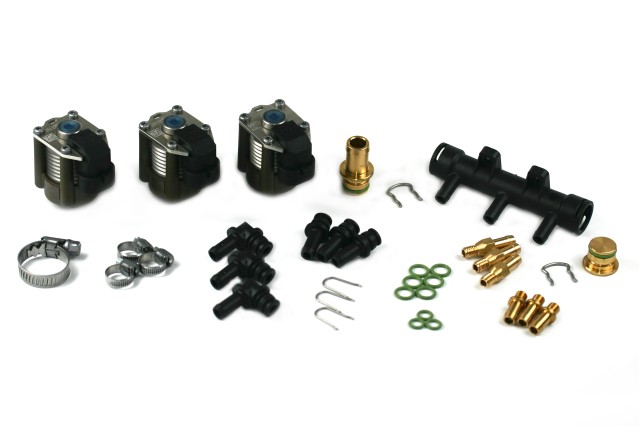 AC Injektor LPG CNG  W03 - 3 Zylinder inkl. Montagematerial