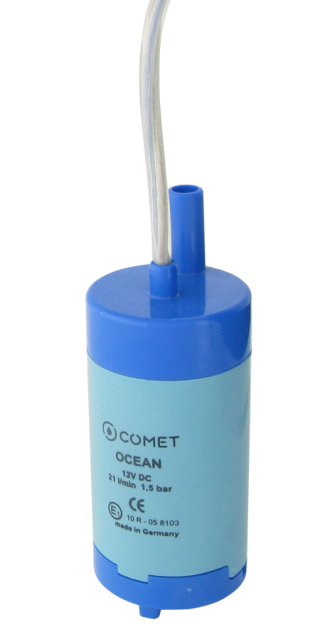 COMET pompa sommersa OCEAN SOFTSTART 12 V, cavo da 1,0 m, Ø 48 mm