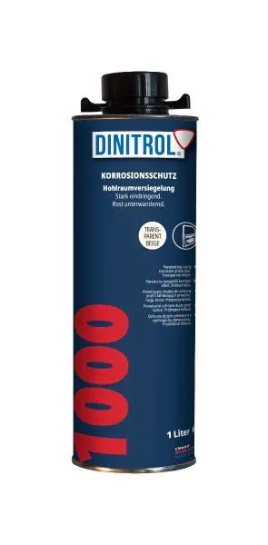 DINITROL 1000 Korrosionsschutzmittel 1L Flasche, transparent