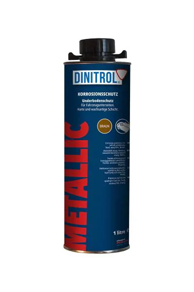 DINITROL METALLIC Korrosionsschutzmittel 1L Flasche, braun