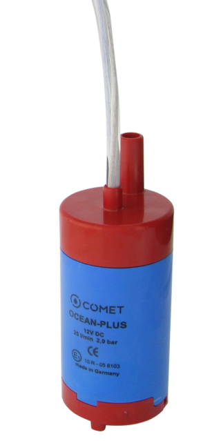 COMET Tauchpumpe OCEAN-PLUS 12 V, 1,0 m Kabel, Ø 48 mm