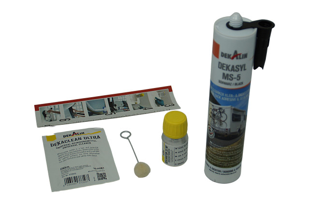 Dekalin DEKASYL MS 5 SET sigillante adesivo polimerico 290ml (nero)