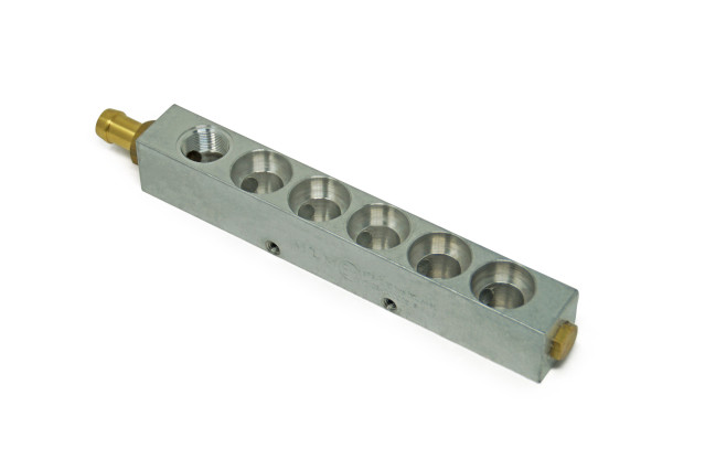 BRC riel de inyector 5 cilindros para inyectores MY07, con conexión de sensor de presión (DE802053)