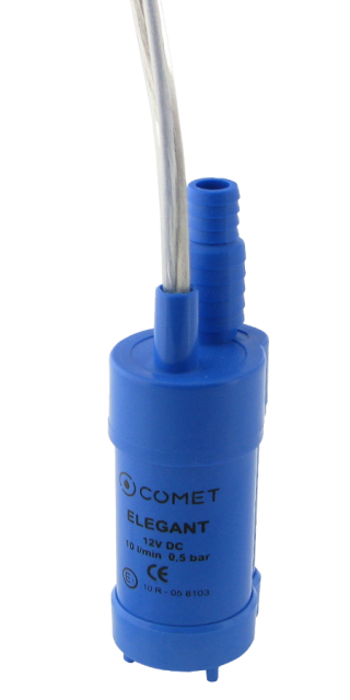 COMET pompa sommersa ELEGANT 12 V 1,0 m di cavo con ugello di sfiato