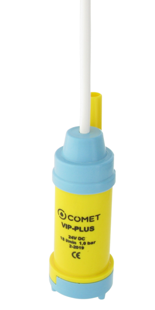 COMET Tauchpumpe VIP-PLUS 24 V 1,0 m Kabel gelb/hellblau