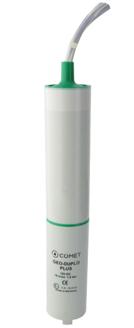 COMET Tauchpumpe GEO-DUPLO-PLUS 12 V, 1,0 m Kabel