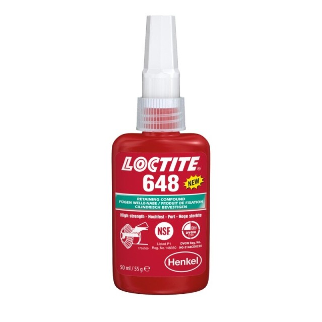 LOCTITE® 648 - Adhésif dassemblage haute résistance, faible viscosité