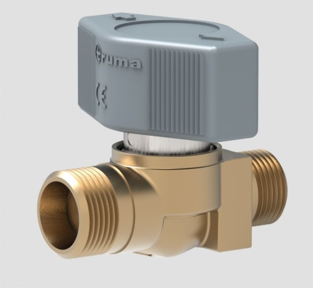 Truma valve K10-8 1-way LPG gas tap manifold 10mm inlet x 8mm outlet
