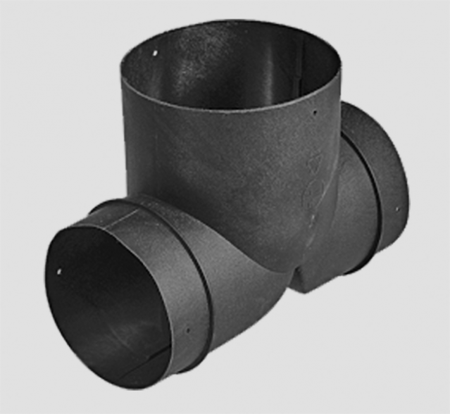 Truma pieza en T para tubo de aire caliente de ø 80 mm -> tubo de distribución VR de ø 65/72 mm