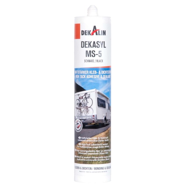 Dekalin DEKASYL MS 5 SET mastic adhésif polymère 290ml (noir)