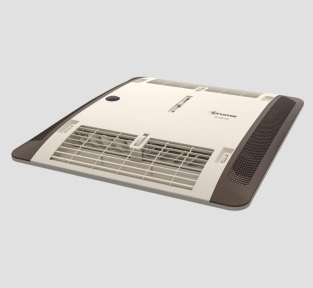Truma air distributor for Aventa roof air conditioner Small cream/brown