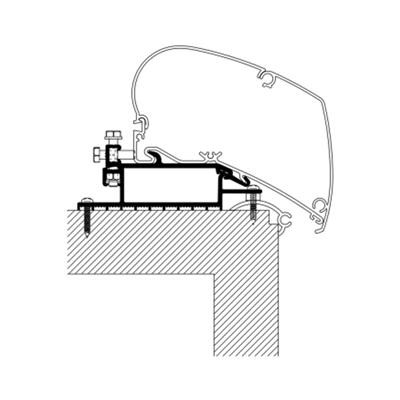 Thule Adapter Dach Auto-Schlafwagen ? 2013 - 3.50m