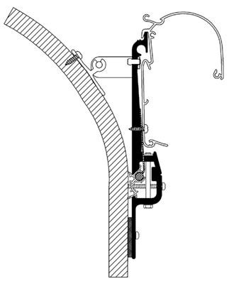 Thule Adaptador Pared Eriba Touring