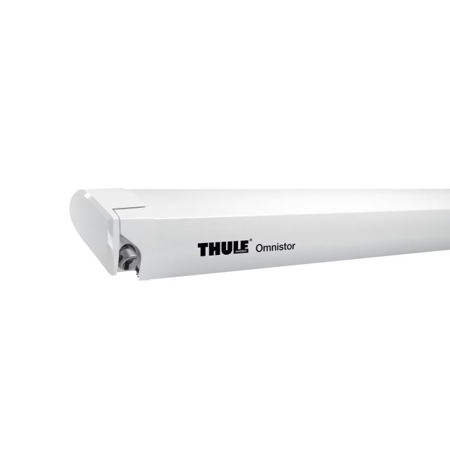 Thule Omnistor 6300 Toldo de 2,60x2,00m Blanco con Acabado de Tela Azul Zafiro