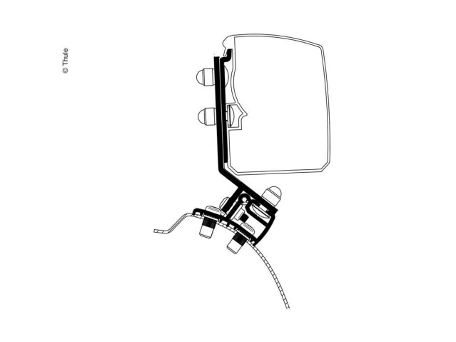 Thule Adaptador T 3200 PSA Furgón Compacto Fijo (RHD)