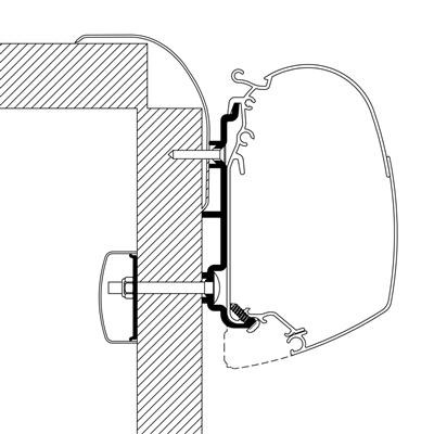 Thule Adapter Wand Frankia - 5.50m