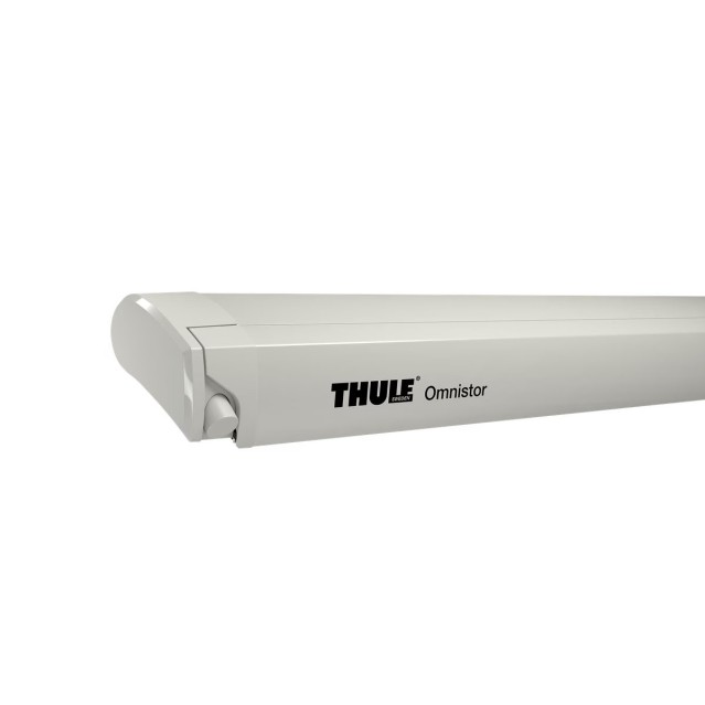 Thule Omnistor 9200 Tenda da sole a tetto 4,00x3,00m motorizzata 230V Crème Ral 9002 con finitura tessuto Grigio Mistico