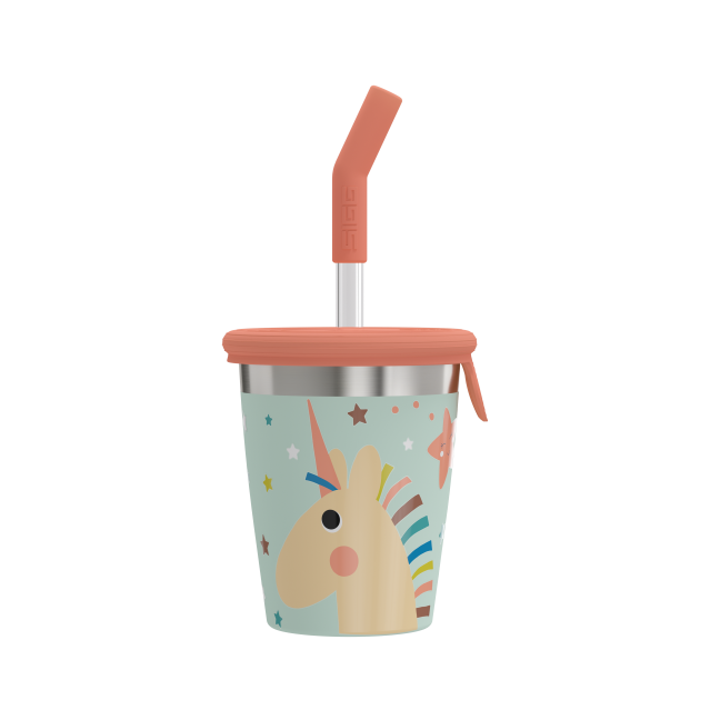 SIGG Bicchiere per bambini Kids Straw Cup Unistar