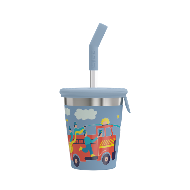 SIGG Kinderbecher Kids Straw Cup Pompier