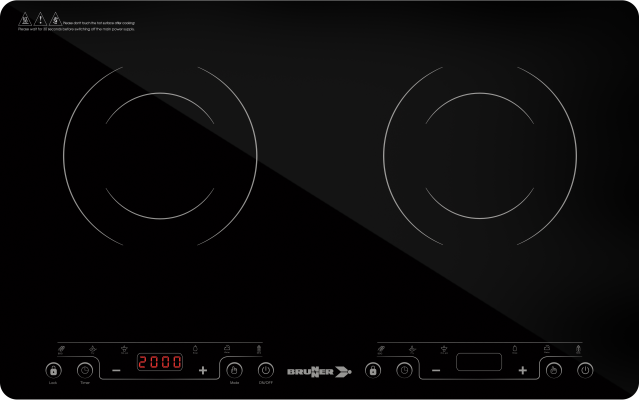 BRUNNER® Hot Point Induction Double Induktionskochplatte